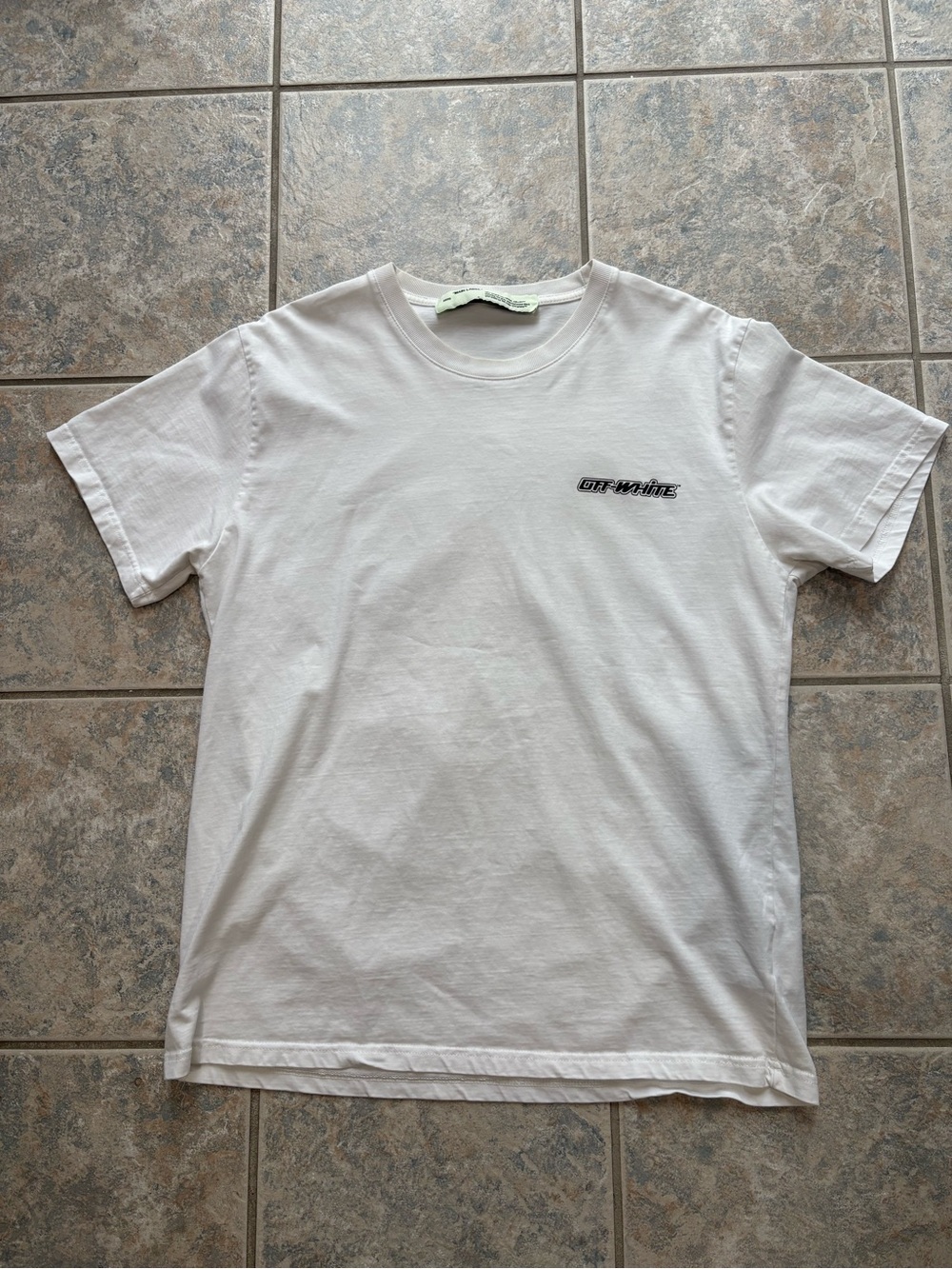 OFF-WHITE MARKER ARROWS WHITE T SHIRT LARGE
